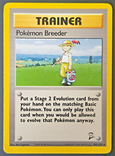 Pokemon Card - Pokemon Breeder - Base Set 2 - Non-Holo Rare - 105/130 - LP-MP picture