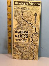 Vintage Harolds Club Strip Map Alaska to Mexico Sunshine Route to the South picture