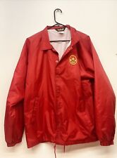 Vintage Red Nylon Official BSA Lined Windbreaker Jacket. Adult XL picture
