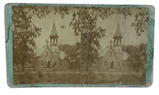 Antique Stereoview - J.A. Palmer Aiken - Augusta, GA Church of the Good Shepard picture