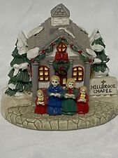 1993 Crystal Falls Village Mini Christmas Village Hillbrook Chapel 2.5” picture