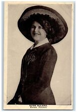 c1910's Ruth Roland Big Hat Actress Theater Vaudeville Advertising Postcard picture