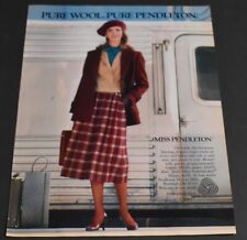 1985 Print Ad Sexy Heels Long Legs Fashion Lady Dirty Blonde Pendleton Skirt Hat picture