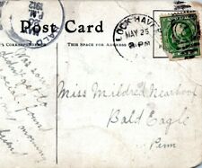 Bald Eagle Pennsylvania Postmark Postcard to Mildred Nearhoof Cover 1912 JL picture