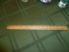 Vintage Coca Cola Wooden 12 Inch Ruler Good Rule picture