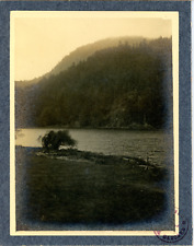 France, Vosges, Lac de Retournemer vintage silver print, silver print   picture