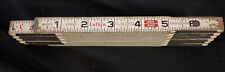 Vintage Lufkin 1066D Red End Extension Wood Rule Engineers Carpenter 6’ White picture