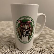 Tall 16 oz Fun Coffee Mug Beagle Dog House Wife in Glasses & Scarf, Unique picture