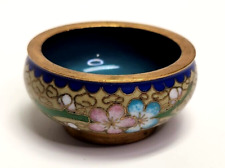 Vintage Miniature Cloisonne Bowl Floral picture