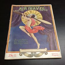 Air Travel News 1928 All American Aircraft Show Official Show Program Detroit picture