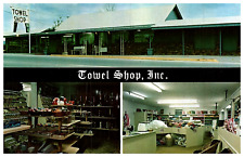 Postcard Towel Shop Inc This Is Towel Country 💥 Kannapolis, North Carolina 💥 picture