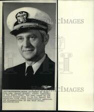 1976 Press Photo CIA Director George Bush's Deputy Vice Admiral Daniel Murphy picture