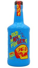 6 x empty Dead Man’s Fingers Tequila Coloured Skull Bottles - UPCYCLE CRAFT DIY picture