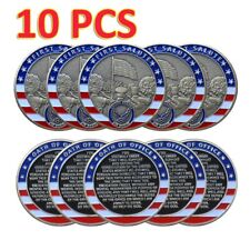 10PCS Medal Army First Salute US Challenge Coin Collectible Military Air Force picture