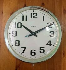 Vintage - Timex Electric School Industrial Wall Clock 13