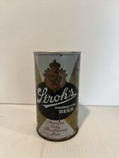 1970 STROH'S BOHEMIAN STYLE PULL TAB BEER CAN DETROIT MI GLUED SEAM OPEN & EMPTY picture