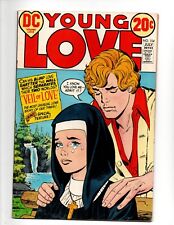 Young Love #104, VG- 1973, DC Comics Romance, classic crying nun cover picture