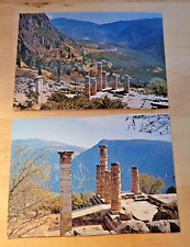 Postcard Lot of 2 Delphi Greece Postcards picture