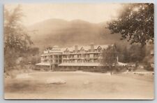 Adirondack Mountain RPPC Main Clubhouse New York Real Photo Postcard I22 picture