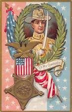 J83/ Patriotic Postcard c1910 Decoration Day Soldier Comrade G.A.R. 243 picture