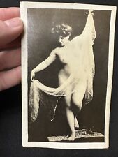 RPPC French nude woman Original old Undivided postcard picture