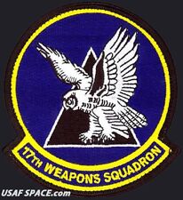 USAF 17TH WEAPONS SQ- 17 WPS- Strike Eagle - Nellis AFB, NV - ORIGINAL VEL PATCH picture