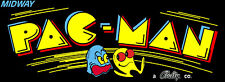 Pac-Man (Pacman) Black Arcade Marquee/Sign (26