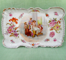 Antique Schmidt & Co, Bohemia, Victoria rectangular tray - Angelica Kaufmann picture