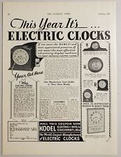 1931 Print Ad Kodel Electric Clocks Advertising Cincinnati,Ohio picture