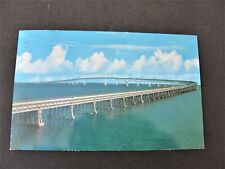 Chesapeake Bay Bridge, Maryland- 1961 Postmarked Postcard. picture