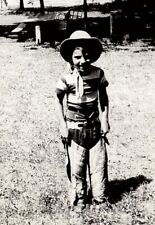 1951 LITTLE COWBOY VINTAGE PHOTOGRAPH 