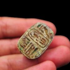 UNIQUE Antique Stone Scarab (Kheper) Beetle Amulet Figurine of Ancient Egyptian picture