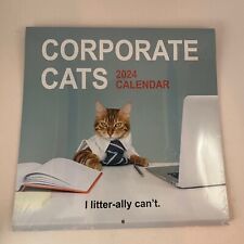 Corporate Cats 2024 Wall Calendar Funny picture