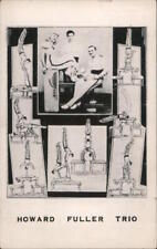 1953 Howard Fuller Trio-Gymnasts Hamilton Printing Co. Chrome Postcard 3c stamp picture