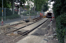 Photo - Laying the rails in 1998  c1998 picture