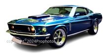 1969 Mustang Fastback Classic Collectors Premium Custom Photo Print 8