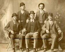 8x10 Butch Cassidy's WILD BUNCH 1901 PHOTO Poster Fort Worth Texas Sundance Kid picture