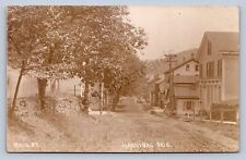 J87/ Hannibal Ohio RPPC Postcard c1910 Woodsfield Birdseye Monroe Main St 1792 picture