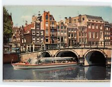 Postcard Singel Amsterdam Netherlands picture