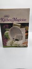 Vintage Popeil's Kitchen Magician Food Cutter Shredder Slicer 1970 original Box picture