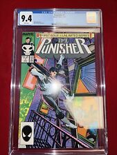 THE PUNISHER #1 CGC 9.4 White Pages Marvel Comics 1987 comic book picture