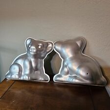 Vintage 1974 Wilton Lion Cub 3D Birthday Cake Pan Mold 502-135 pre-owned picture