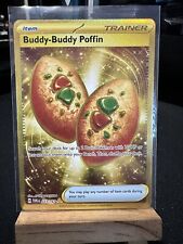 Buddy-Buddy Poffin 223/167 Gold Hyper Rare Pokemon S & V Twilight Masquerade picture
