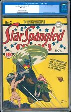 CGC 7.5 VF- == 1941 STAR-SPANGLED COMICS #2 / Scarce In This Grade picture