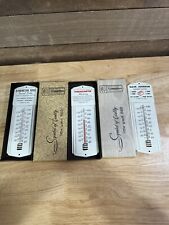 Vintage Lot Of 3 Salesman Sample Advertising Thermometers No 660 picture
