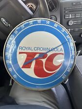 Vintage RC COLA THERMOMETER Royal Crown - 12