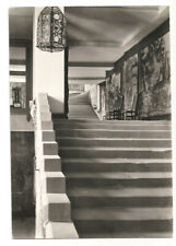 Derbyshire England UK  Postcard Hardwick Hall Staircase RPPC picture