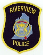 MICHIGAN MI RIVERVIEW POLICE NICE SHOULDER PATCH SHERIFF picture
