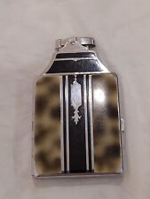 Vintage ronson lighter and cigarette case chromium plate picture