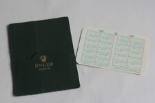 1987 - 1988 ROLEX Calendar + Card Holder (63112) picture